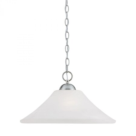 Thomas Elipse 1-Light Pendant in Brushed Nickel SL820078
